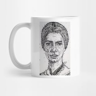 EMILY DICKINSON ink portrait Mug